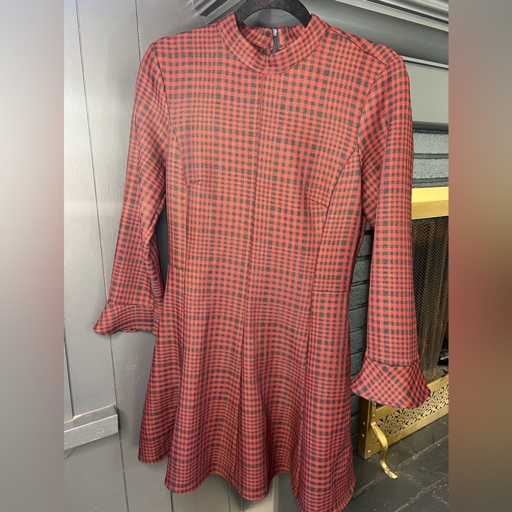Zara made in turkey size small dress red/black